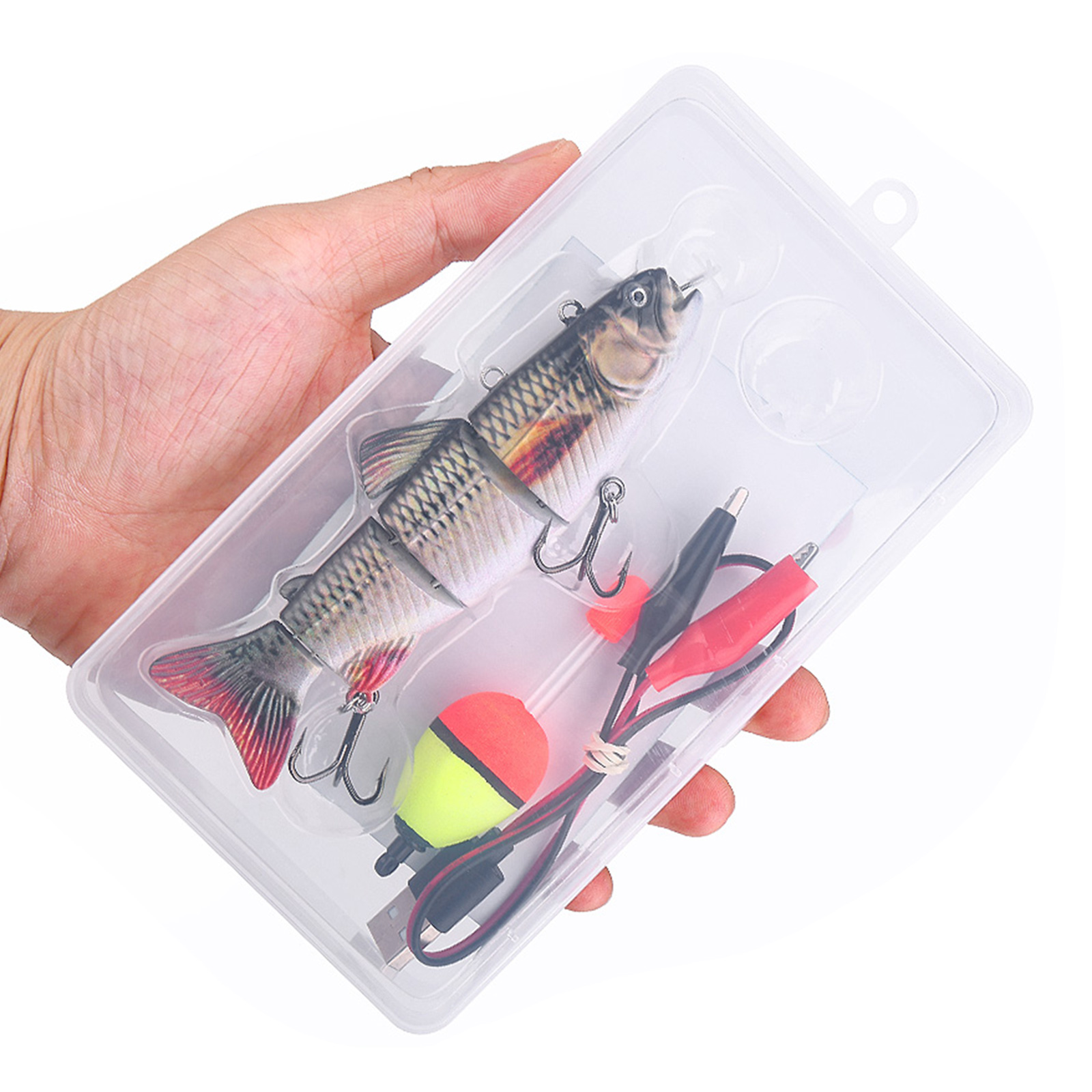 Fishing Boat Navigation Light - 電動多関節フィッシングルアー 電子ハードベイト 釣りルアー タックル USB充電式 LEDライト