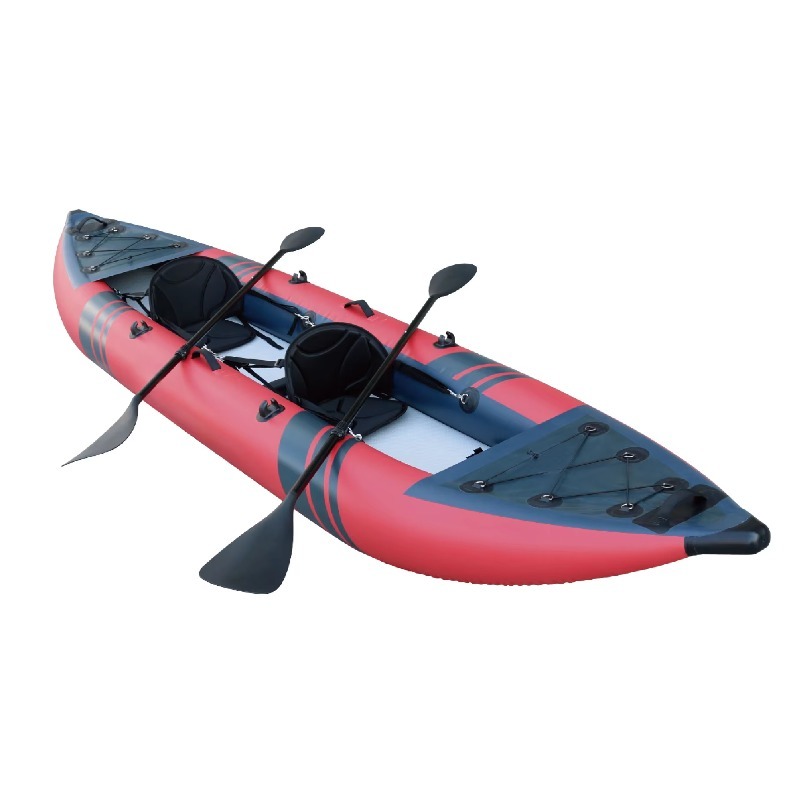 Fishing Boat Inflatable - 卸売PVCタンデムカヤックインフレータブル屋外釣り用カヌーインフレータブルローイングボート販売中