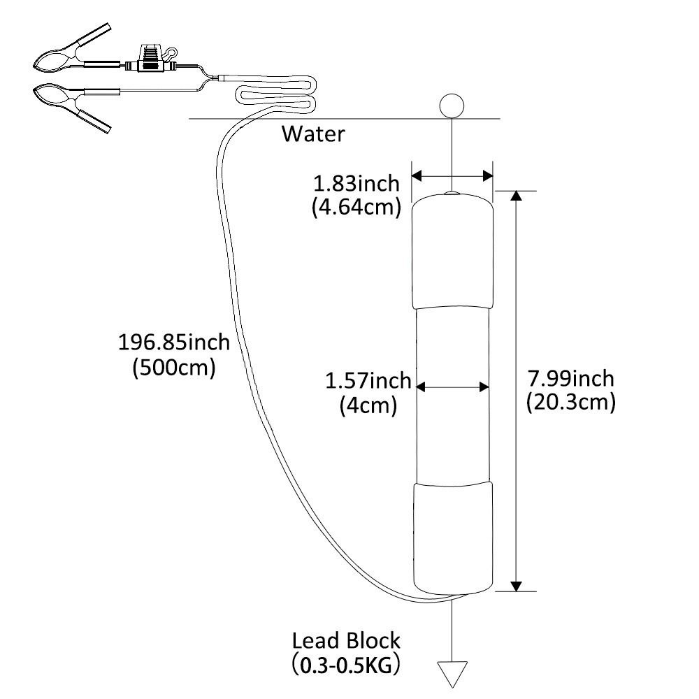 新発売の30W水中釣り用ライト。防水仕様で明るく、水中に沈め - Fishing Boat Navigation Light のレビューと価格