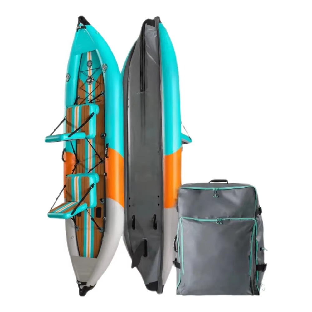 卸売ドロップステッチ式インフレータブルカヤック |   アウ - Fishing Boat Inflatable のレビューと価格