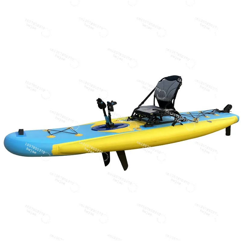 カスタムロゴ入りインフレータブルペダルカヤック1人乗りスポー - Fishing Boat Inflatable のレビューと価格