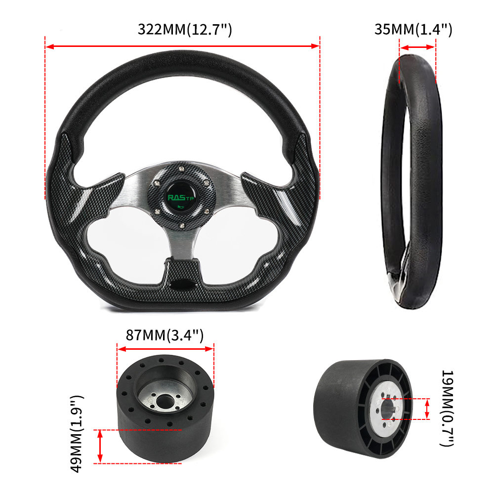 RASTP-13「マリンボート用ステアリングホイール、ハブア - Fishing Boat Seat のレビューと価格